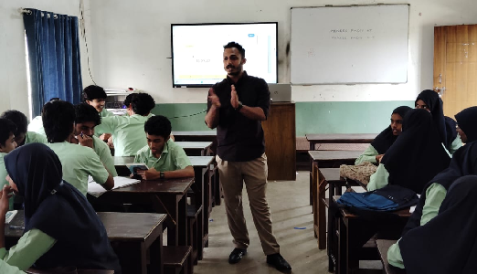 An image representing a laptop and various digital tools.