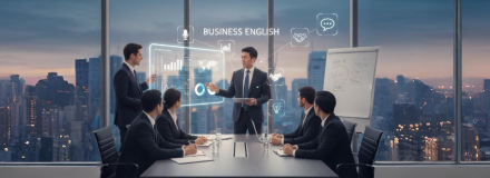 An icon representing Business English.